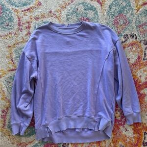 Aerie Light Purple Women's Crew Neck Sweater